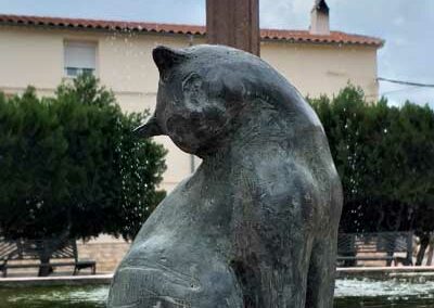 estatua gato